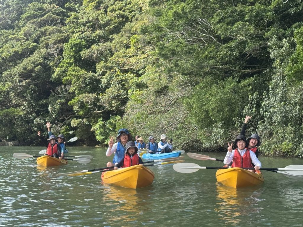 大浦川マングローブカヤックツアーのお客様