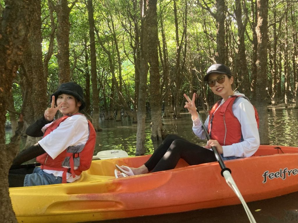 大浦川マングローブカヤックツアーのお客様