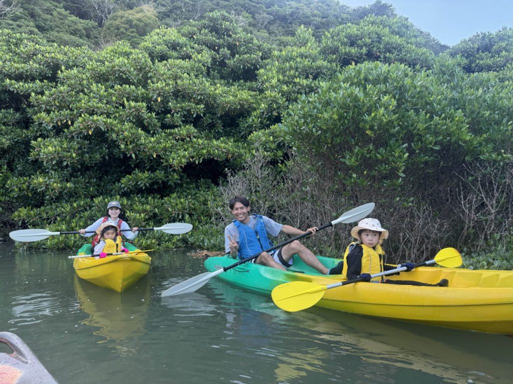 大浦川マングローブカヤックツアーのお客様