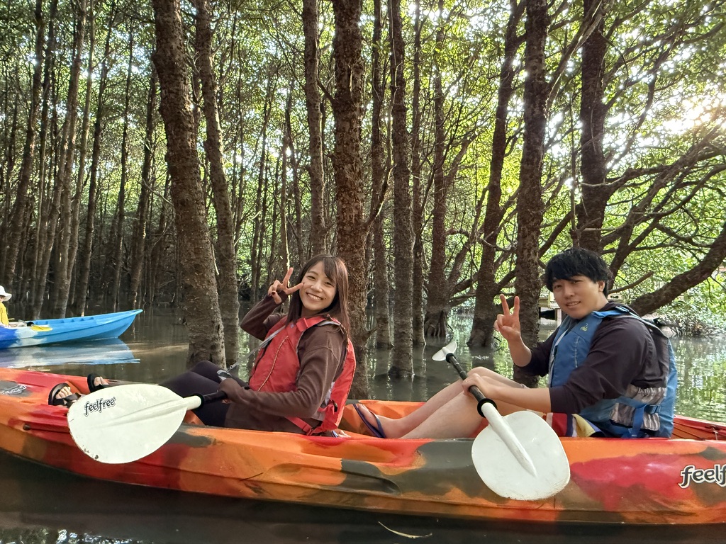 大浦川マングローブカヤックツアーのお客様